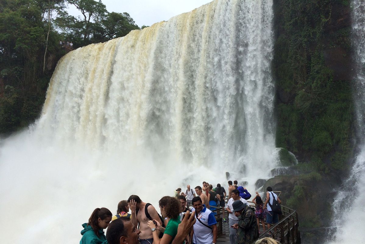 22 Getting Wet At Salto Bosetti Falls From Paseo Inferior Lower Trail Iguazu Falls Argentina